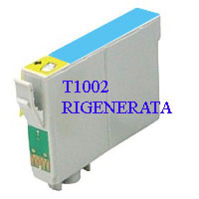 Cartuccia Epson T1002 (C13T10024020) Ciano rigenerata Cartuccia Epson T1002 (C13T10024020) Ciano rigenerata