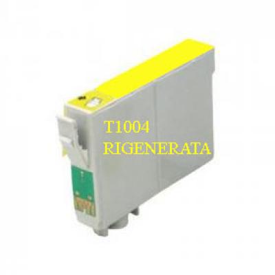 Cartuccia Epson T1004 (C13T10044020) Giallo rigenerata 