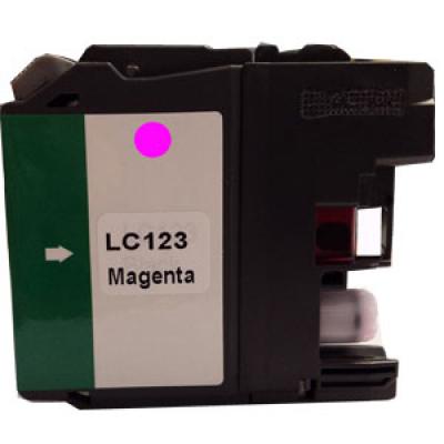 Cartuccia Brother LC-123M (LC123M) Magenta rigenerata