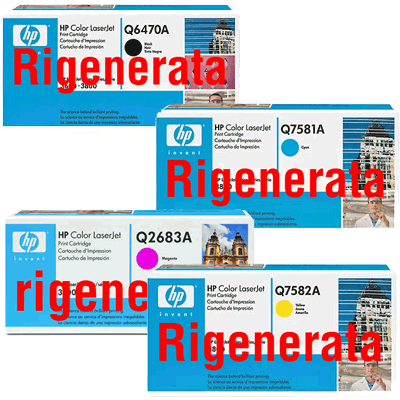 Offerte e Toner HP Q6470A Q7581A Q7583A Q7582A Offerte e Toner HP Q6470A Q7581A Q7583A Q7582A