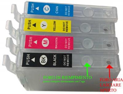 Cartucce Epson 27 ricaricabili vuote in offerta Cartucce Epson 27 ricaricabili vuote in offerta
