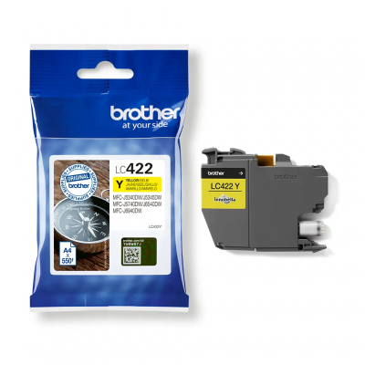 Brother Cartuccia originale Giallo LC422Y