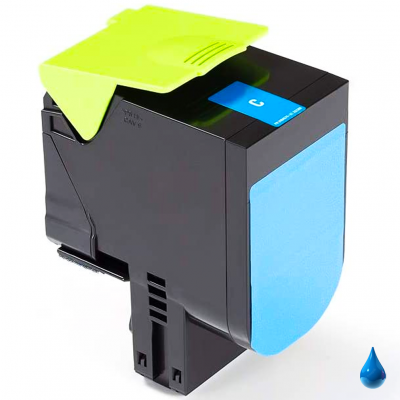 Toner Lexmark 802SC Ciano compatibile Toner Lexmark 802SC Ciano compatibile