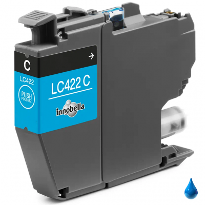Cartuccia Brother LC422C Ciano compatibile
