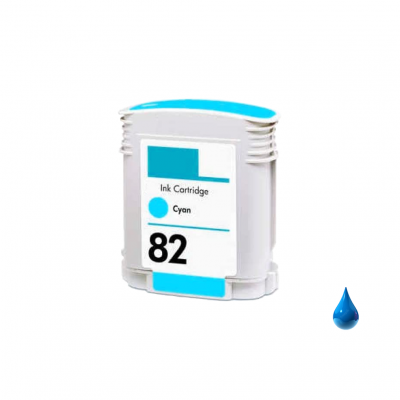 Cartuccia HP 82 C4911AE Ciano compatibile Cartuccia HP 82 C4911AE Ciano compatibile