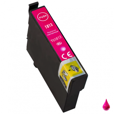 Cartuccia Epson 18XL C13T18134010 T1813 Magenta compatibile PREMIUM alta qualità