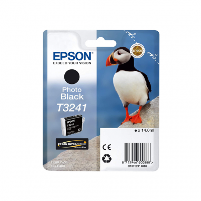 Epson Cartuccia Originale Nero Fotografico T3241 C13T32414010 Photo Epson Cartuccia Originale Nero Fotografico T3241 C13T32414010 Photo