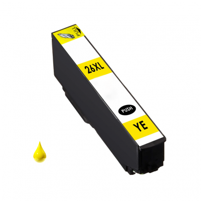 Cartuccia Epson 26XL C13T26344012 T2634 Giallo compatibile PREMIUM alta qualità Cartuccia Epson 26XL C13T26344012 T2634 Giallo compatibile PREMIUM alta qualità