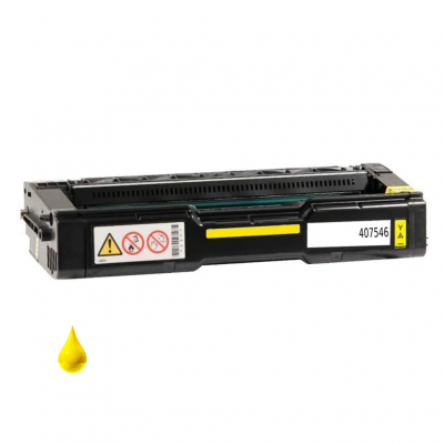 Toner Ricoh 407546 Giallo compatibile PREMIUM alta qualità Toner Ricoh 407546 Giallo compatibile PREMIUM alta qualità