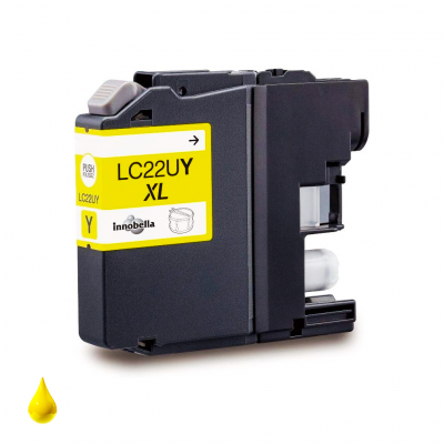 Cartuccia Brother LC22UY Giallo compatibile alta capacità Cartuccia Brother LC22UY Giallo compatibile alta capacità