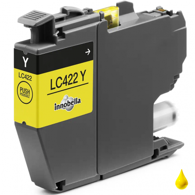 Cartuccia Brother LC422Y Giallo compatibile