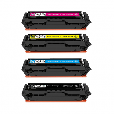 Multipack offerta toner HP 415X Colore compatibile senza chip Multipack offerta toner HP 415X Colore compatibile senza chip