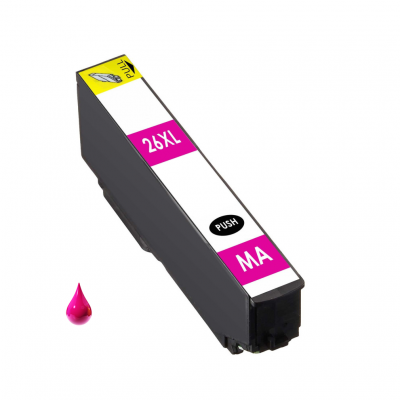 Cartuccia Epson 26XL C13T26334012 T2633 Magenta compatibile PREMIUM alta qualità Cartuccia Epson 26XL C13T26334012 T2633 Magenta compatibile PREMIUM alta qualità