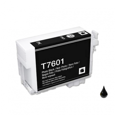 Cartuccia Epson T7601 (C13T76014010) nero photo compatibile Cartuccia Epson T7601 (C13T76014010) nero photo compatibile