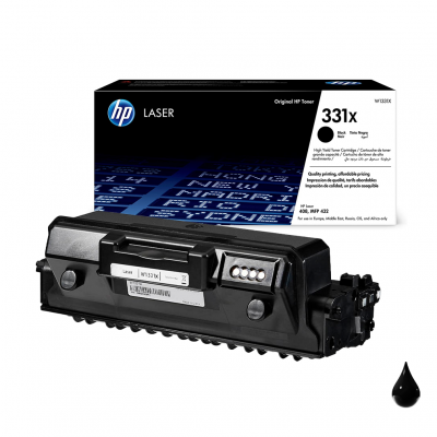 HP Toner originale Nero 331X W1331X alta capacità HP Toner originale Nero 331X W1331X alta capacità