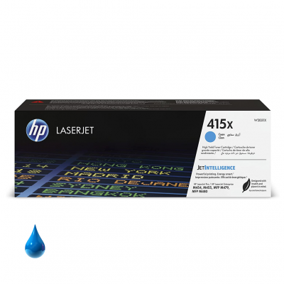 HP Toner originale ciano 415X W2031X HP Toner originale ciano 415X W2031X