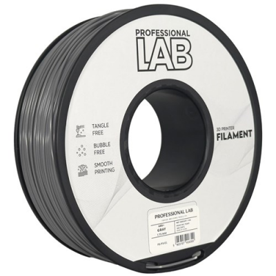 Professional LAB ABS+ Filamento 3D Grey 1,75mm da 1Kg