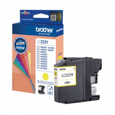 Brother Cartuccia Originale Giallo LC223Y Brother Cartuccia Originale Giallo LC223Y