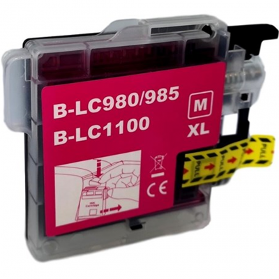 Cartuccia Brother LC985M Magenta compatibile alta capacità Cartuccia Brother LC985M Magenta compatibile alta capacità