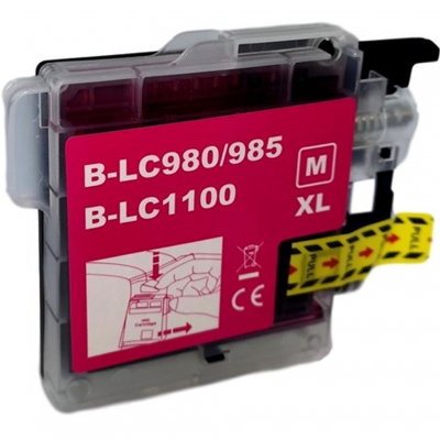 Cartuccia Brother LC985M Magenta compatibile alta capacità