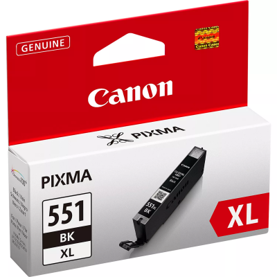 Canon Cartuccia Originale Nero CLI-551BK XL 6443B001 Canon Cartuccia Originale Nero CLI-551BK XL 6443B001