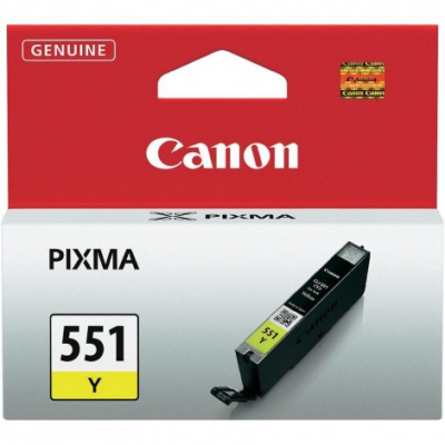 Canon Cartuccia Originale Giallo CLI-551Y 6511B001 Canon Cartuccia Originale Giallo CLI-551Y 6511B001