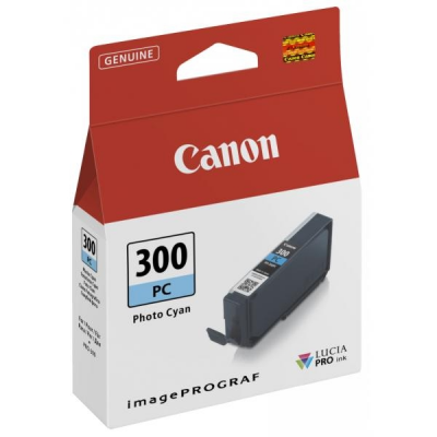 Canon Cartuccia Originale Ciano Fotografico PFI-300PC 4197C001 Photo Canon Cartuccia Originale Ciano Fotografico PFI-300PC 4197C001 Photo
