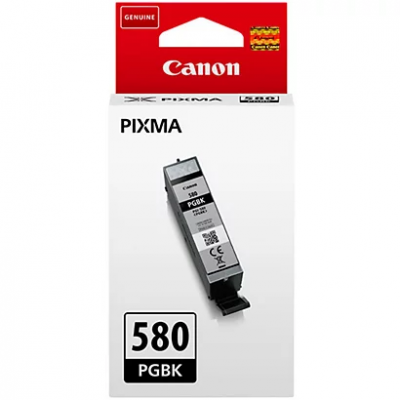 Canon Cartuccia Originale Nero a Pigmenti PGI-580BK 2078C001 Canon Cartuccia Originale Nero a Pigmenti PGI-580BK 2078C001