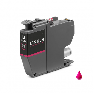 Cartuccia Brother LC421XLM Magenta compatibile alta capacità Cartuccia Brother LC421XLM Magenta compatibile alta capacità