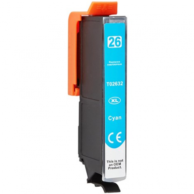 Cartuccia Epson 26XL C13T26324012 T2632 Ciano compatibile Cartuccia Epson 26XL C13T26324012 T2632 Ciano compatibile