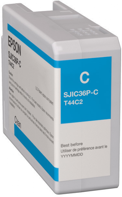 Epson Cartuccia Originale Ciano SJIC36P-C T44C2 C13T44C240 Epson Cartuccia Originale Ciano SJIC36P-C T44C2 C13T44C240