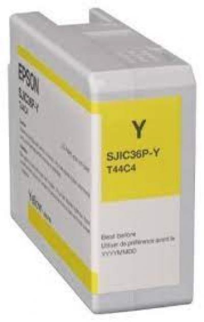 Cartuccia Epson SJIC36P(Y) Giallo C13T44C440 compatibile Cartuccia Epson SJIC36P(Y) Giallo C13T44C440 compatibile