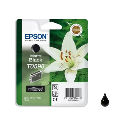 Epson Cartuccia Originale Nero Matte T0598 (C13T05984020 / C13T05984010) Epson Cartuccia Originale Nero Matte T0598 (C13T05984020 / C13T05984010)
