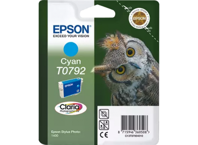 Epson Cartuccia Originale Ciano T0792 (C13T07924020) Epson Cartuccia Originale Ciano T0792 (C13T07924020)