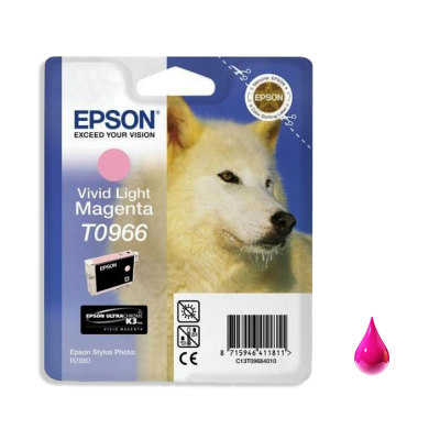 Epson Cartuccia originale Magenta Light T0966 (C13T09664020) Epson Cartuccia originale Magenta Light T0966 (C13T09664020)
