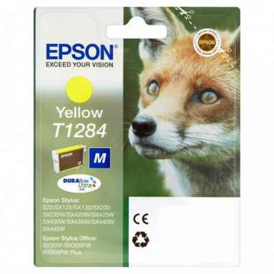 Epson Cartuccia Originale Giallo T1284 C13T12844021 Epson Cartuccia Originale Giallo T1284 C13T12844021