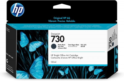 Cartuccia HP 730 P2V65A Nero Matte originale