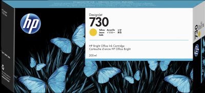 Cartuccia HP 730 P2V70A Giallo originale