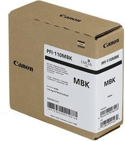 Canon Cartuccia originale Nero Matte PFI-110MBK 2363C001 Canon Cartuccia originale Nero Matte PFI-110MBK 2363C001