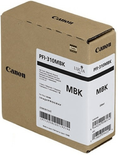 Canon Cartuccia originale Nero Matte PFI-310MBK 2358C001 Canon Cartuccia originale Nero Matte PFI-310MBK 2358C001