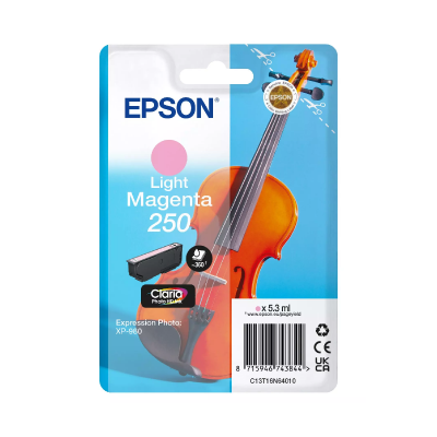 Cartuccia Originale Epson 250 Light Magenta per XP-980 (C13T16N64010)