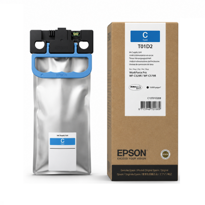 Cartuccia Originale Epson T01D2 (C13T01D200) Ciano