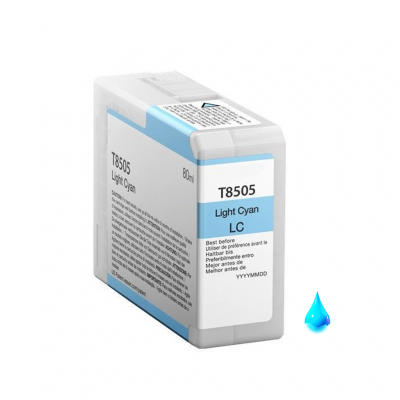 Cartuccia Epson T8505 (C13T850500) Ciano Light compatibile Cartuccia Epson T8505 (C13T850500) Ciano Light compatibile
