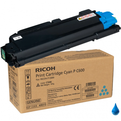 Ricoh Toner originale Ciano 408315 Ricoh Toner originale Ciano 408315