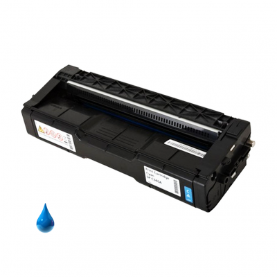 Toner Ricoh 407900 Ciano compatibile Toner Ricoh 407900 Ciano compatibile