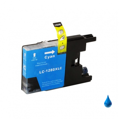Cartuccia Brother LC-1280XLC ciano compatibile