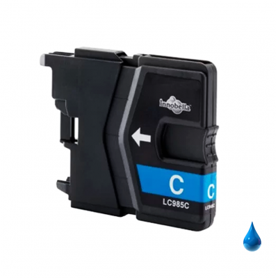Cartuccia Brother LC985C Ciano qualità PREMIUM alta capacità compatibile Cartuccia Brother LC985C Ciano qualità PREMIUM alta capacità compatibile