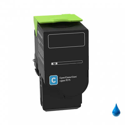 Toner Lexmark 78C20C0 Ciano compatibile Toner Lexmark 78C20C0 Ciano compatibile
