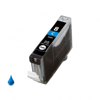 Cartuccia Canon CLI-8C (0621B001) Ciano compatibile