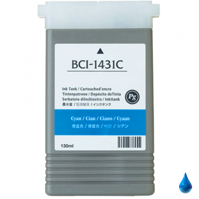 Cartuccia Canon BCI-1431C (8970A001AA) ciano compatibile Cartuccia Canon BCI-1431C (8970A001AA) ciano compatibile